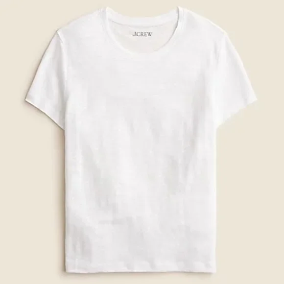 J. Crew New relaxed linen T-shirt Size XXS - Picture 2 of 11